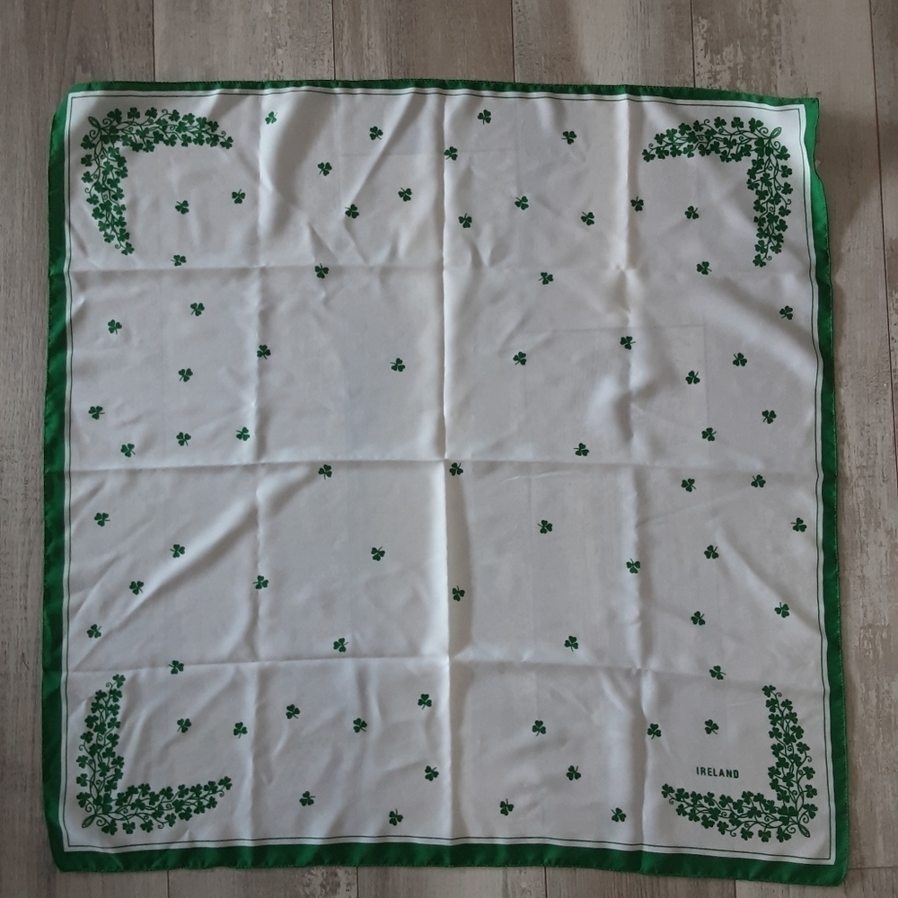 Ireland Scarf Shamrock Clover Irish
